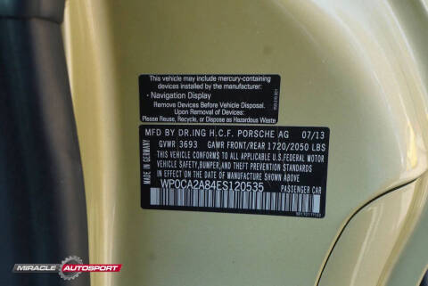 2014 Porsche Boxster