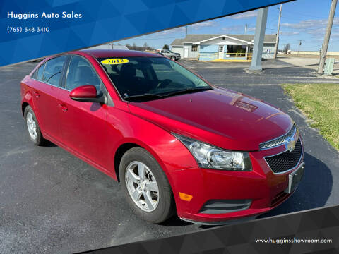 2012 Chevrolet Cruze for sale at Huggins Auto Sales in Hartford City IN