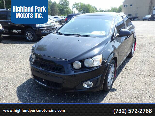 2012 Chevrolet Sonic for sale at Highland Park Motors Inc. in Highland Park NJ