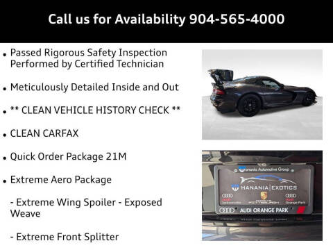 2016 Dodge Viper ACR