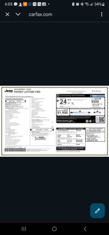 2016 Jeep Patriot Latitude