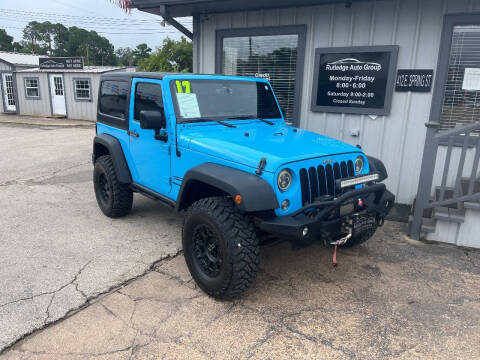 2017 Jeep Wrangler for sale at Rutledge Auto Group in Palestine TX