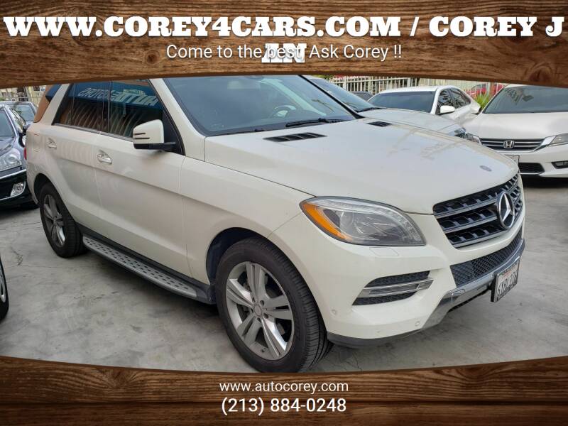 2013 Mercedes-Benz M-Class for sale at WWW.COREY4CARS.COM / COREY J AN in Los Angeles CA