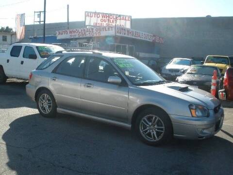 2005 Subaru Impreza for sale at AUTO WHOLESALE OUTLET in North Hollywood CA