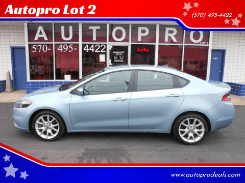 2013 Dodge Dart for sale at Autopro Lot 2 in Sunbury PA