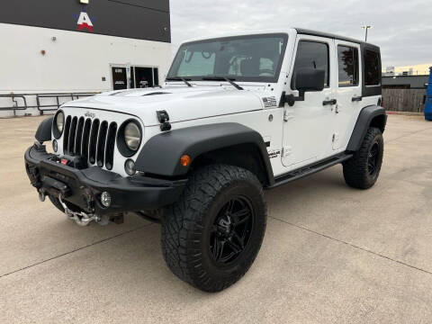 2016 Jeep Wrangler Unlimited for sale at ARLINGTON AUTO SALES in Grand Prairie TX