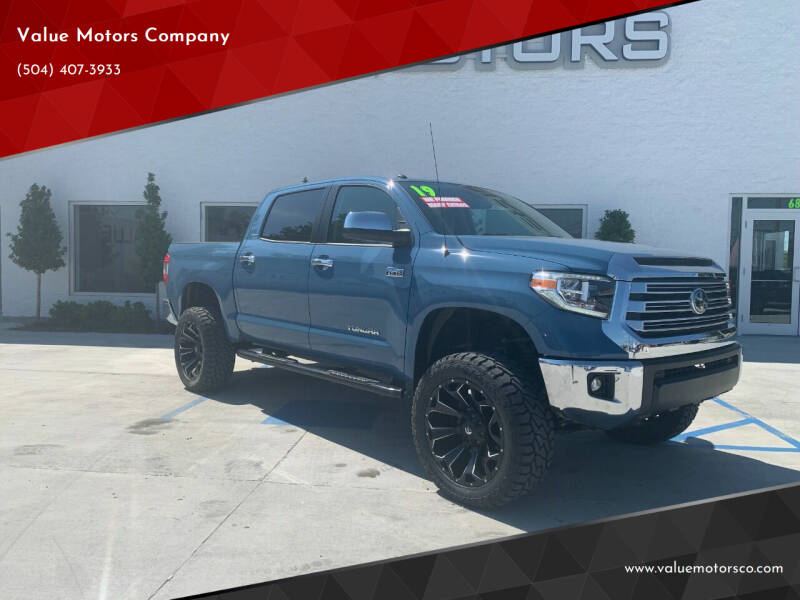 2019 Toyota Tundra for sale at Value Motors Company in Marrero LA