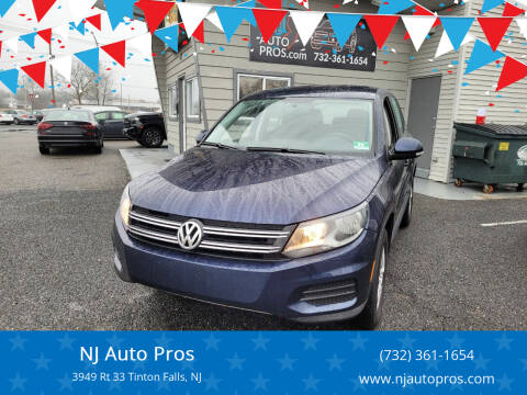 2014 Volkswagen Tiguan for sale at NJ Auto Pros in Tinton Falls NJ