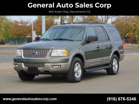 2003 Ford Expedition for sale at General Auto Sales Corp in Sacramento CA