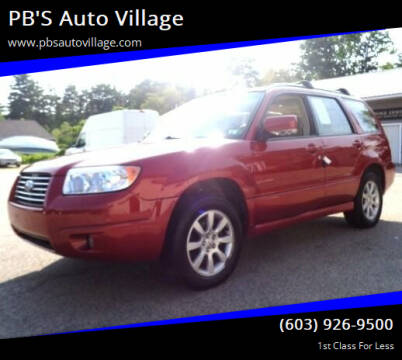 2006 Subaru Forester for sale at PB'S Auto Village in Hampton Falls NH