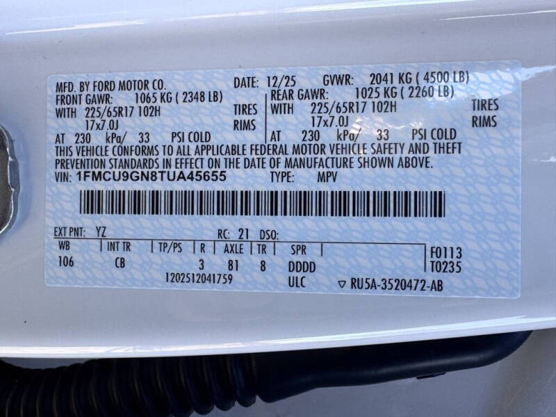 2026 Ford Escape Active