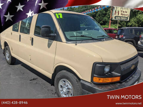 2017 Chevrolet Express for sale at TWIN MOTORS in Madison OH