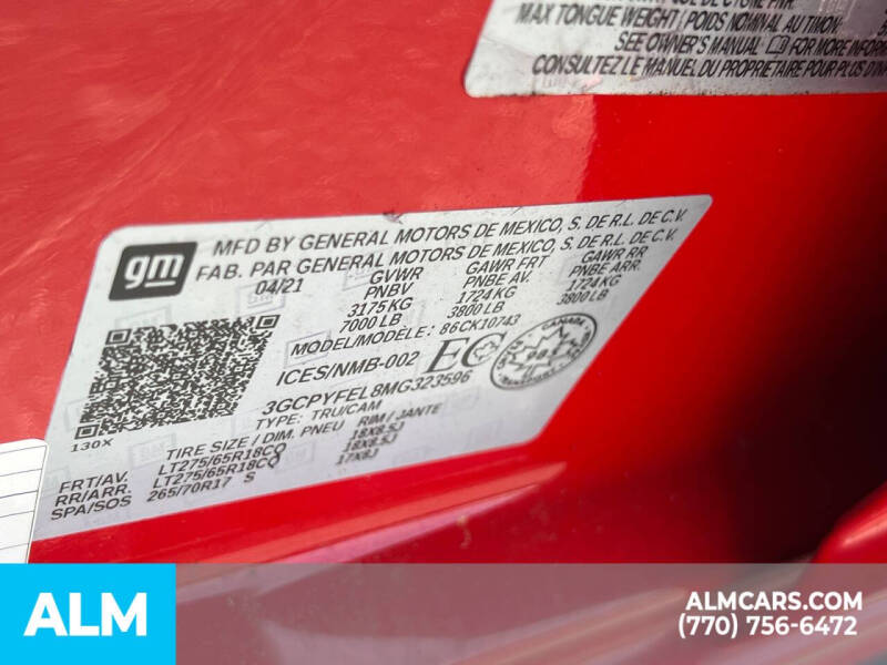 2021 Chevrolet Silverado 1500