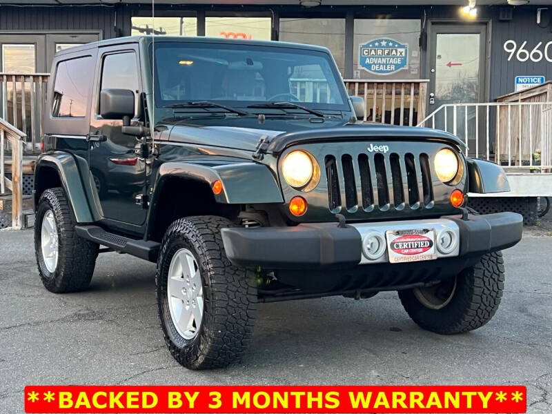 2010 Jeep Wrangler for sale at CERTIFIED CAR CENTER in Fairfax VA