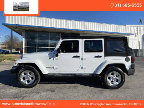 2014 Jeep Wrangler Unlimited for sale at Auto Vision Inc. in Brownsville TN