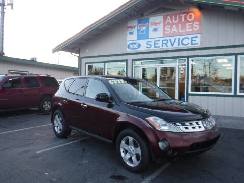 2005 Nissan Murano for sale at 777 Auto Sales and Service in Tacoma WA