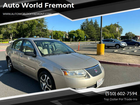 2005 Saturn Ion for sale at Auto World Fremont in Fremont CA