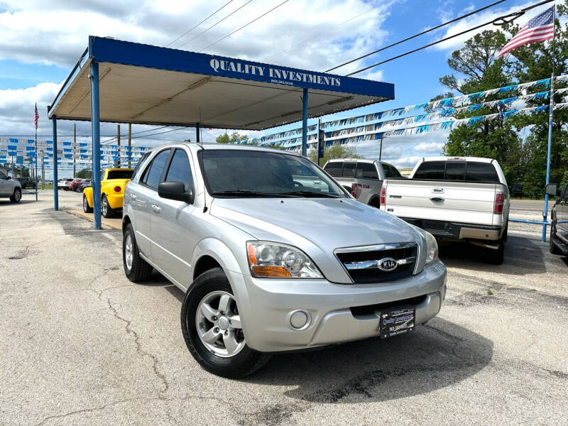 2009 Kia Sorento for sale at Quality Investments in Tyler TX