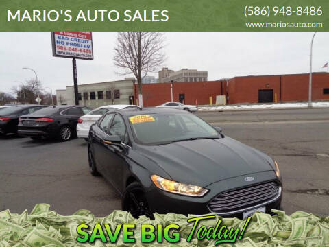 2016 Ford Fusion for sale at MARIO'S AUTO SALES in Mount Clemens MI