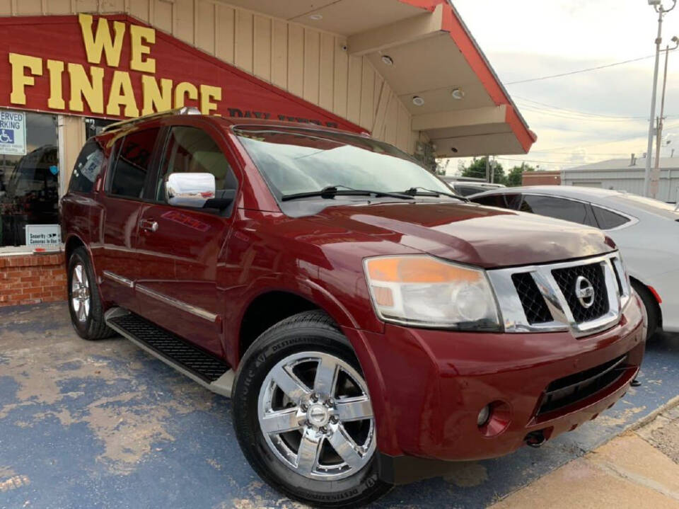 2012 Nissan Armada for sale at Caspian Auto Sales in Oklahoma City, OK