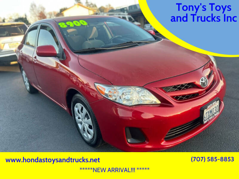 2011 Toyota Corolla for sale at Tony's Toys and Trucks Inc in Santa Rosa CA