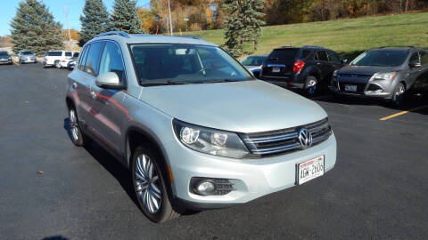 2012 Volkswagen Tiguan for sale at TIM'S ALIGNMENT & AUTO SVC in Fond Du Lac WI