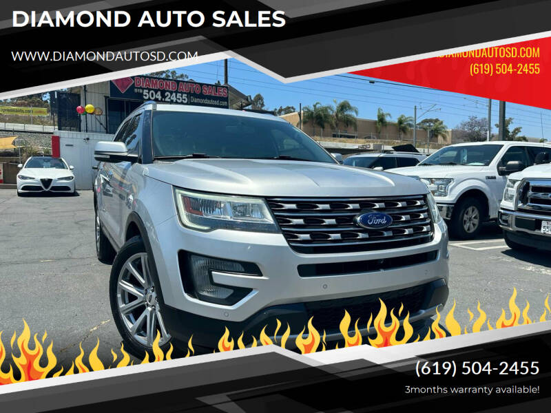 2017 Ford Explorer for sale at DIAMOND AUTO SALES in El Cajon CA