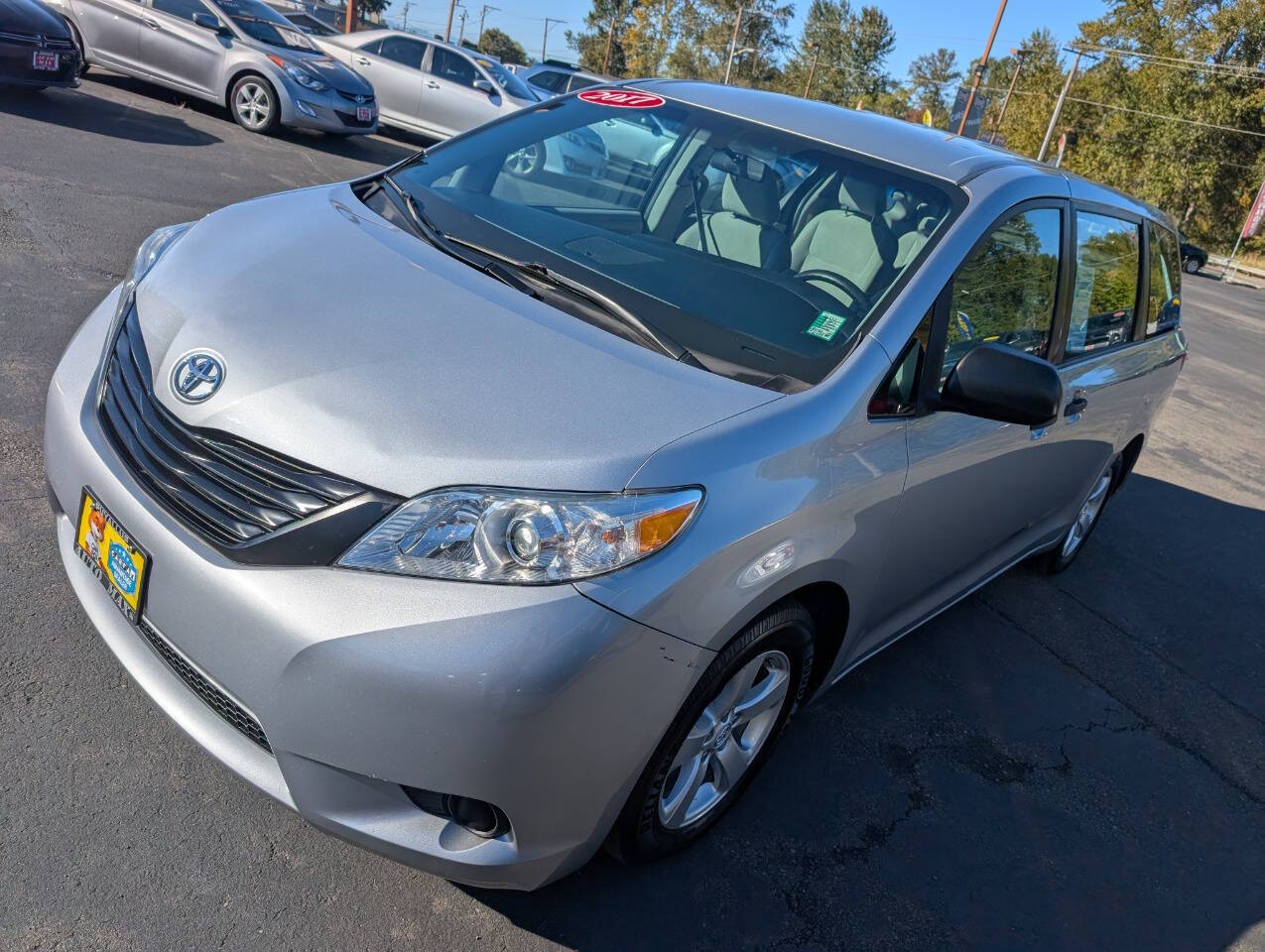 used 2017 Toyota Sienna car, priced at $17,999