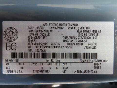 2023 Ford F-150 Lariat