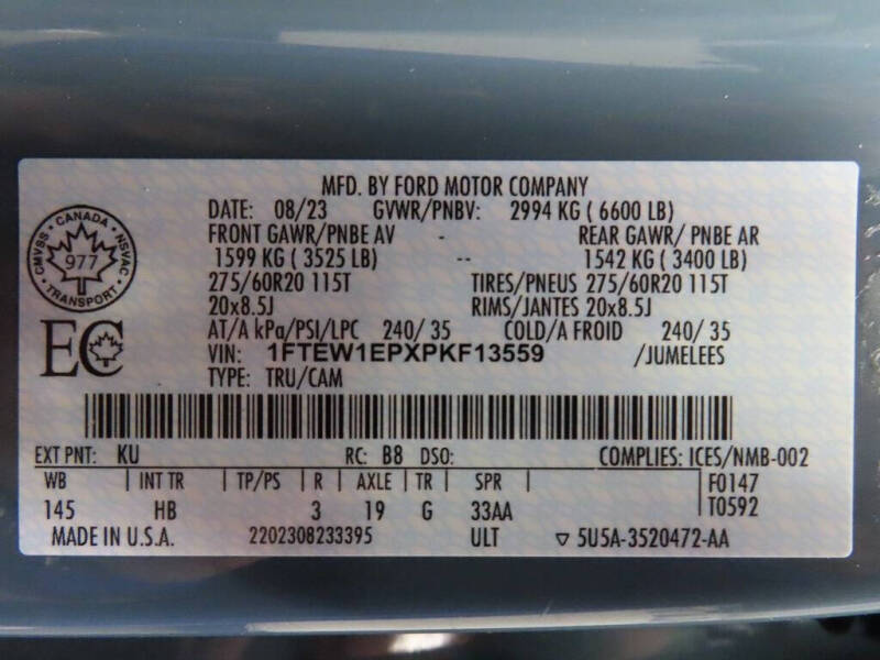 2023 Ford F-150 Lariat