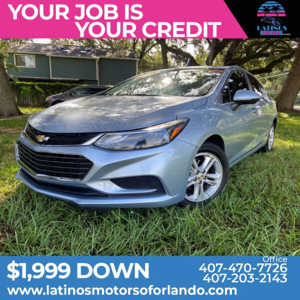 2017 Chevrolet Cruze for sale at LATINOS MOTOR OF ORLANDO in Orlando FL
