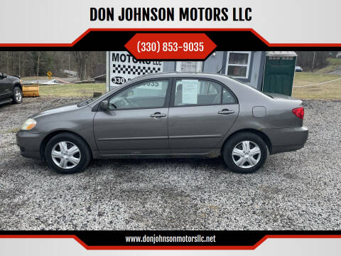 2007 Toyota Corolla for sale at DON JOHNSON MOTORS LLC in Lisbon OH