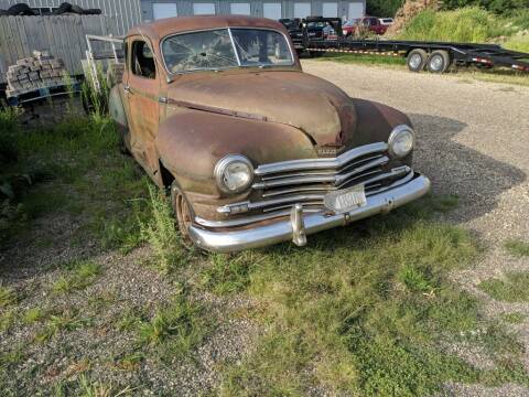 1948 Plymouth  COUPE for sale at CRUZ'N MOTORS - Classics in Spirit Lake IA