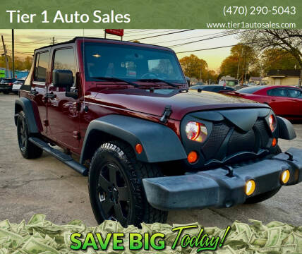 2007 Jeep Wrangler Unlimited for sale at Tier 1 Auto Sales in Gainesville GA