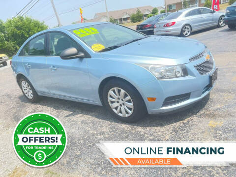 2011 Chevrolet Cruze for sale at C&C Affordable Auto and Truck Sales in Tipp City OH