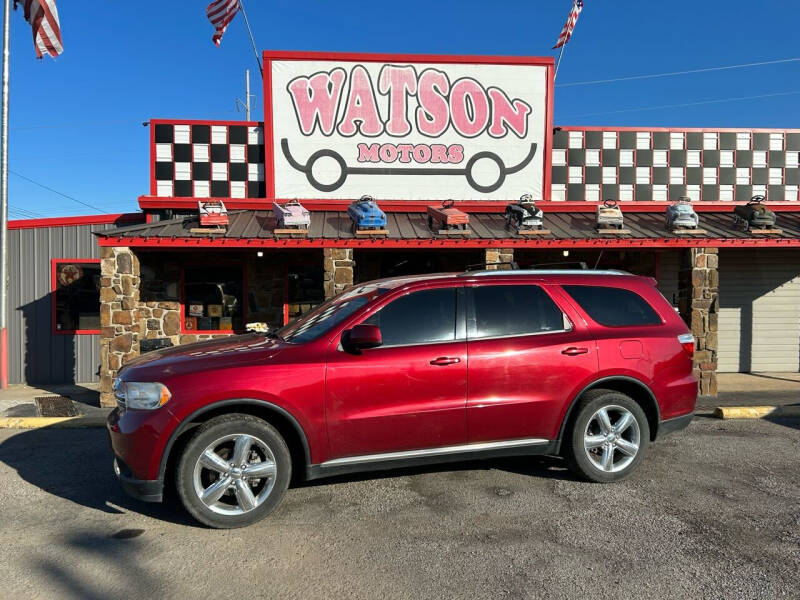 2013 Dodge Durango for sale at Watson Motors in Poteau OK