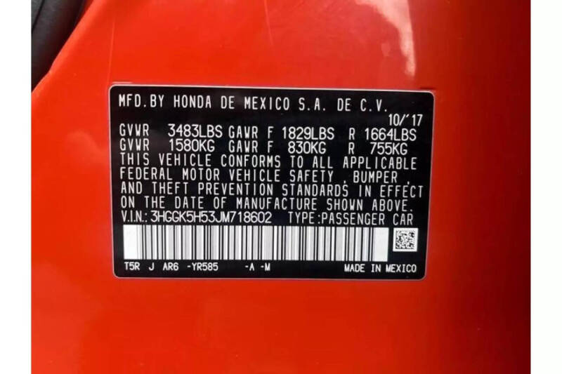 2018 Honda Fit LX w/Honda Sensing