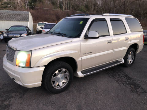 2004 Cadillac Escalade for sale at CENTRAL AUTO SALES LLC in Norwich NY