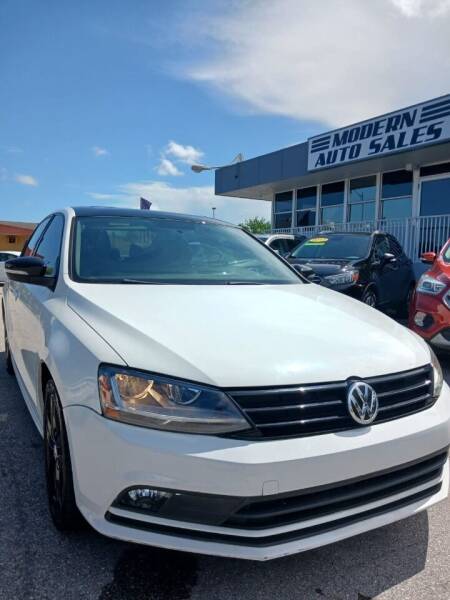 2018 Volkswagen Jetta for sale at Modern Auto Sales in Hollywood FL