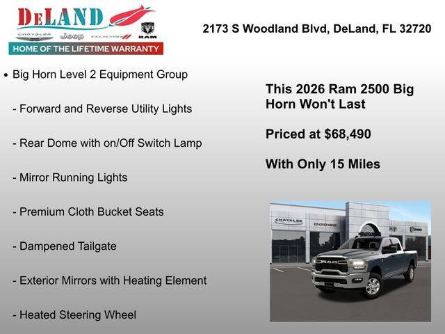 2026 RAM 2500 Big Horn