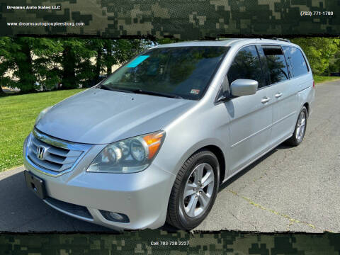 2010 Honda Odyssey for sale at Dreams Auto Sales LLC in Leesburg VA