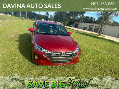 2019 Hyundai Elantra for sale at DAVINA AUTO SALES in Longwood FL
