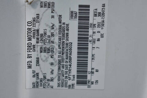 2008 Ford Ranger SPORT