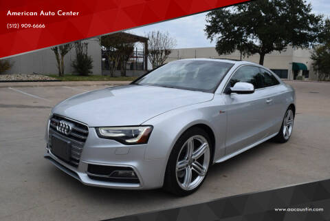 2014 Audi S5 for sale at American Auto Center in Austin TX