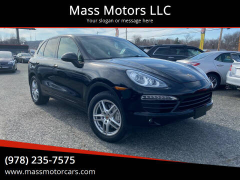 2014 Porsche Cayenne for sale at Mass Motors LLC in Worcester MA