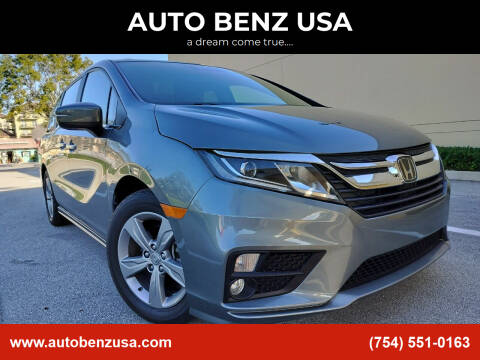 2018 Honda Odyssey for sale at AUTO BENZ USA in Fort Lauderdale FL