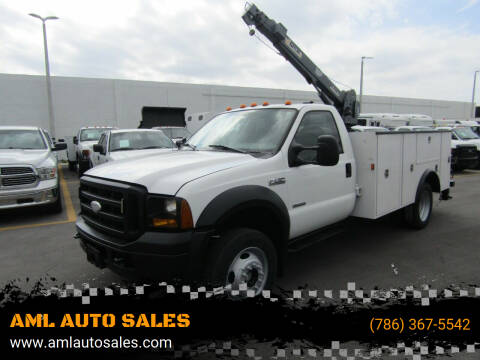 2005 Ford F-550 Super Duty for sale at AML AUTO SALES - Utility Trucks in Opa-Locka FL