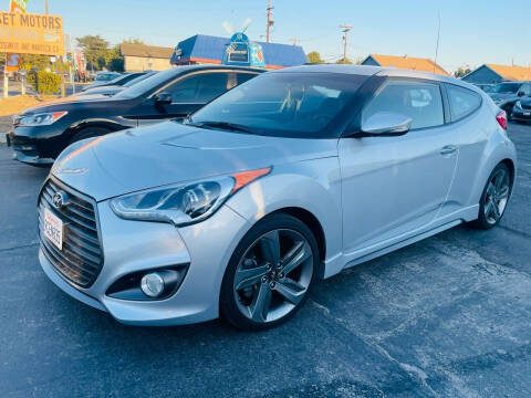 2015 Hyundai Veloster for sale at Sunset Motors in Manteca CA