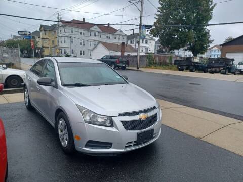 2013 Chevrolet Cruze for sale at A J Auto Sales in Fall River MA