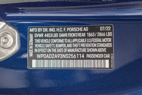 2022 Porsche 911 Turbo S